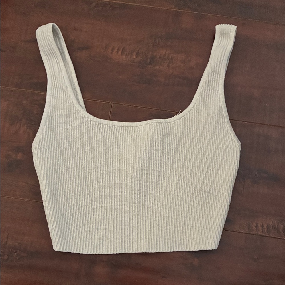 Aritzia Babaton bodycontour ribbed crop top